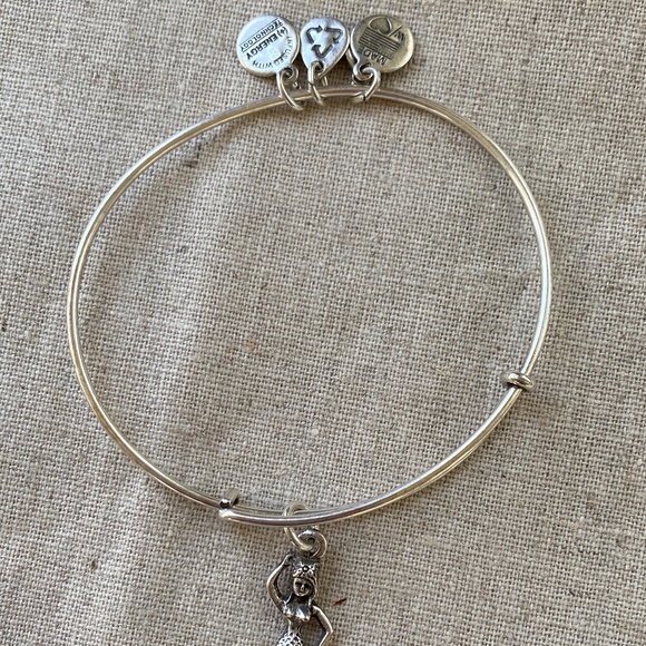 Alex and Ani Mermaid Charm Bangle Bracelet - Picture 4 of 4